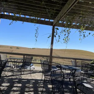 The view from the patio