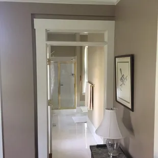 The bathrooms are elegant.