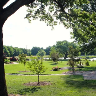 outside