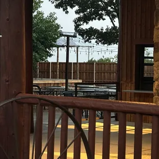 The outside patio (closed when I took k the picture).