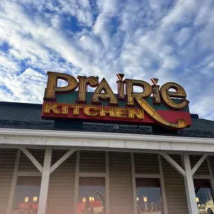 the front of the restaurant