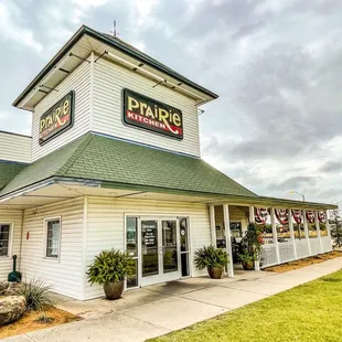 the exterior of prairie kitchen