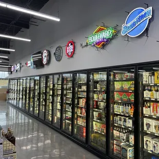 the inside of a grocery store