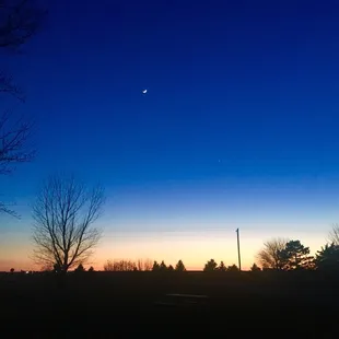 A lovely sunset from the campground!