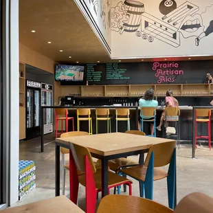 the interior of a restaurant