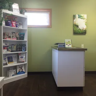 Waiting in exam room