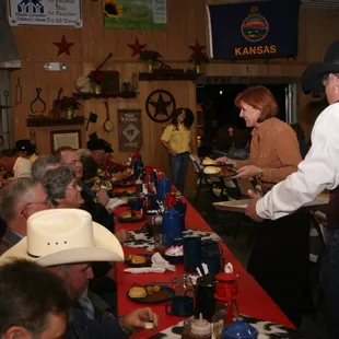 it an "all you can eat" smoked brisket dinner.