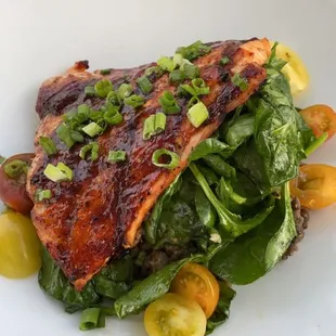 Hoisin glazed salmon