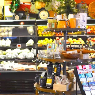 Fresh produce and specialty coffee