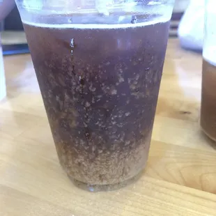 Chunky coffee.