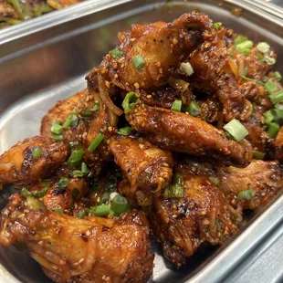 Spicy hot wings