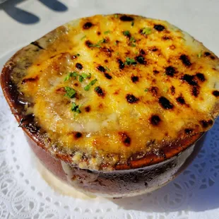 Onion soup gratinée