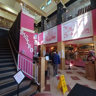 View from left side of bakery