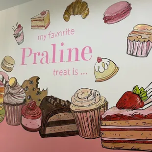 a variety of desserts