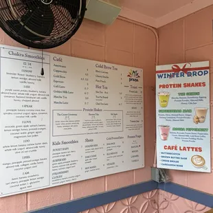 Menu (as of 01/04/2025)