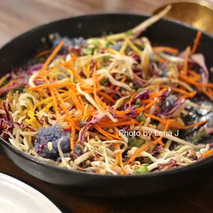 Khao Yum ($24), after mixing - rainbow rice salad. Great!