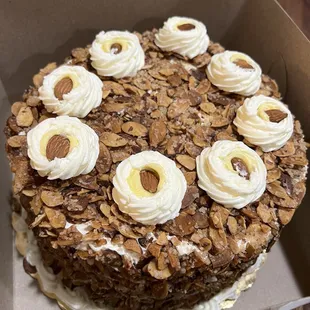 a cake in a box