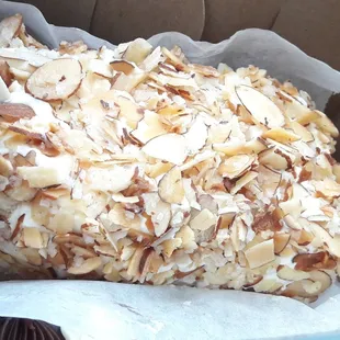 Nice sampler size of their almond torte.