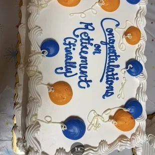 a birthday cake