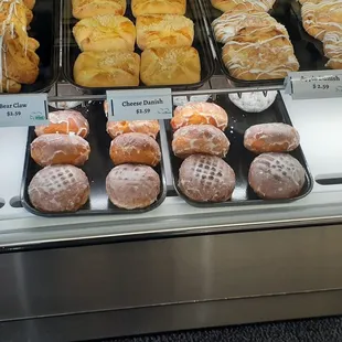 a variety of pastries