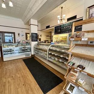 Interior of the business