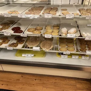 a variety of baked goods