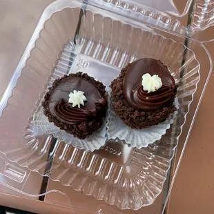 Chocolate sour cream truffle things