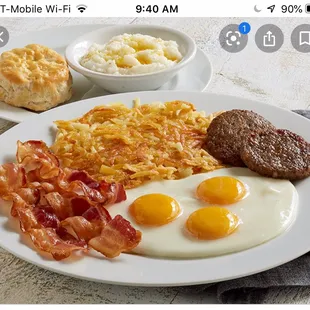 Serving breakfast now