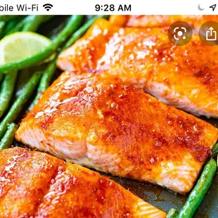 Salmon dinner