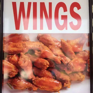 Buffalo wings with different flavor