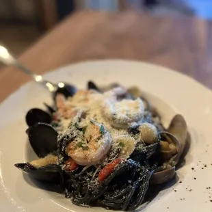 Squid Ink Spaghetti