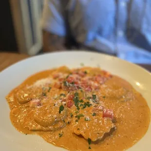 Homemade Shrimp and Crab Ravioli