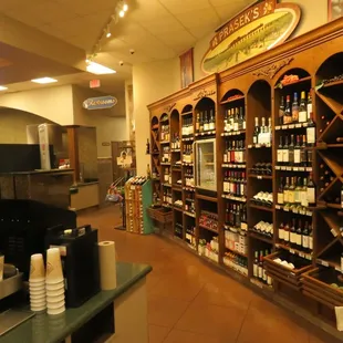 the interior of the restaurant