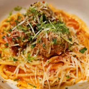 Spaghetti and Meatballs