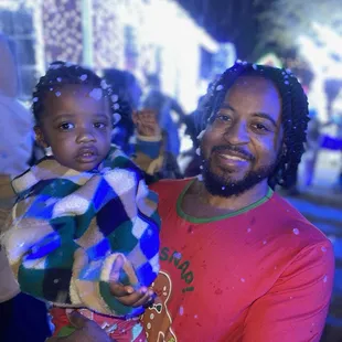 Let it Snow our oldest son and his son what great fun