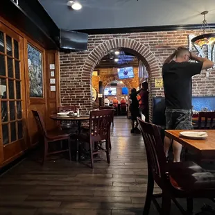 a man taking a picture