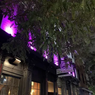 the outside of the building