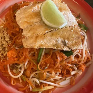Salmon Pad Thai