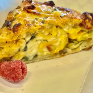 CHEESY Spinach Quiche  Every bite was a delight!