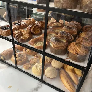 Mixture of their pastries available