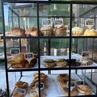 Bread display in the front