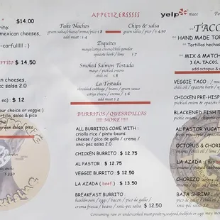 MENU as of Nov'23