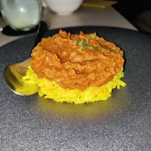 Dry curry rice