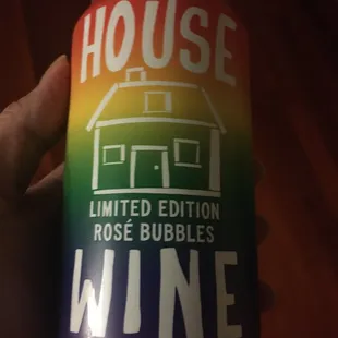 House Wine Rose Bubbles Limited Edition