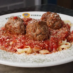Fettucine and Meatballs