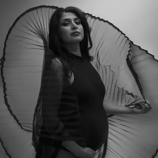 Maternity Session with items from our client closet.