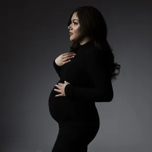 Maternity Session with an item from our client closet.