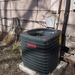 Nice and anchored per city and windstorm Code.  Great job team!!