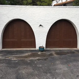 WOOD GRAIN CARRIAGE DOORS IN NORMAN