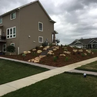 the front of the home